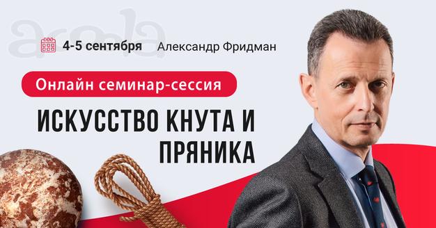 Искусство кнута и пряника Александр Фридман